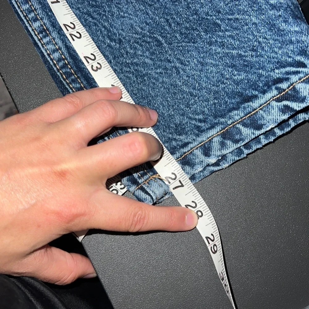 High Waisted blue straight jeans ZARA USA 6